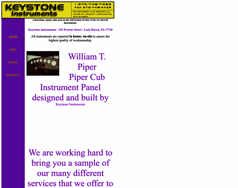 Keystoneinstruments.com thumbnail