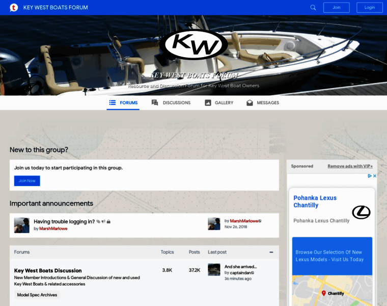 Keywestboatsforum.com thumbnail