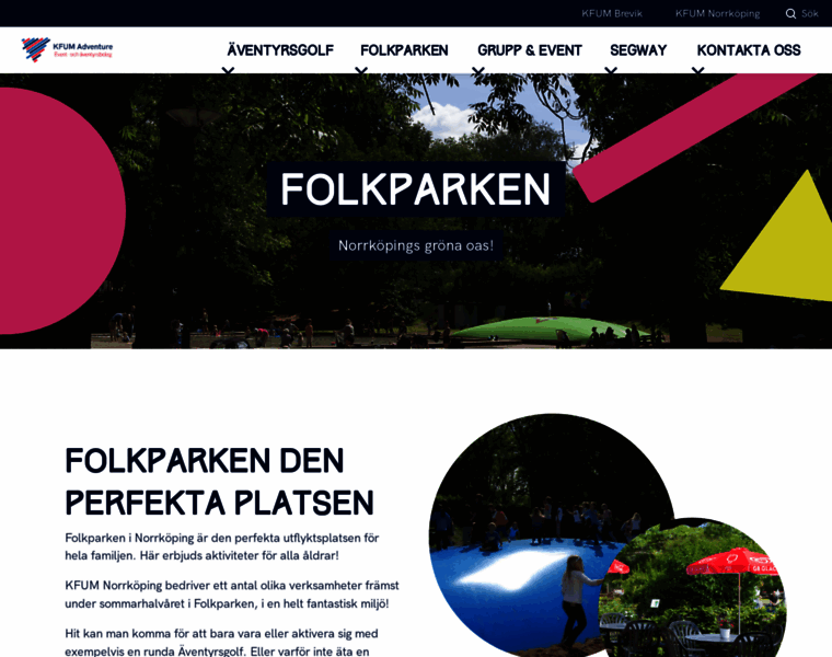 Kfum-folkparken.se thumbnail