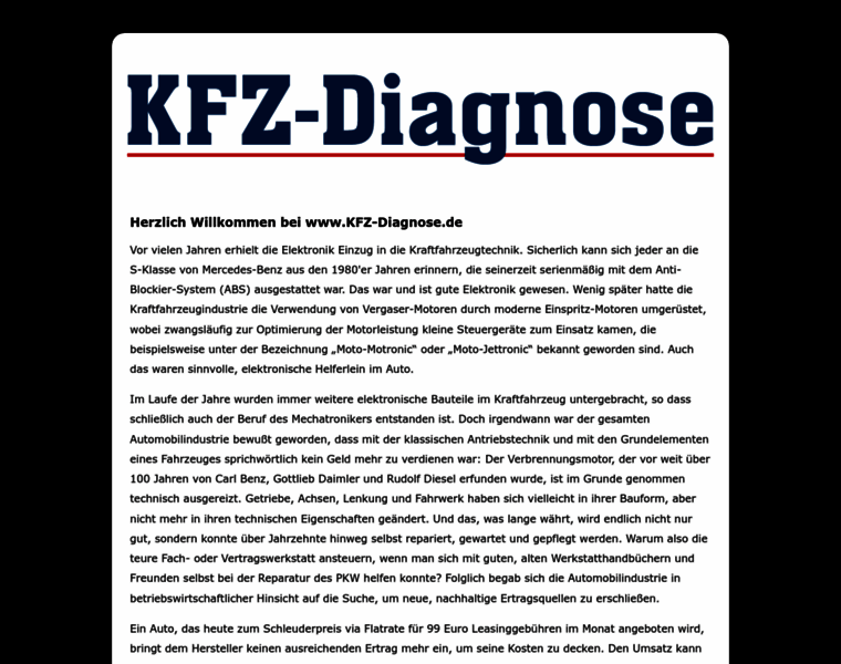 Kfz-diagnose.de thumbnail
