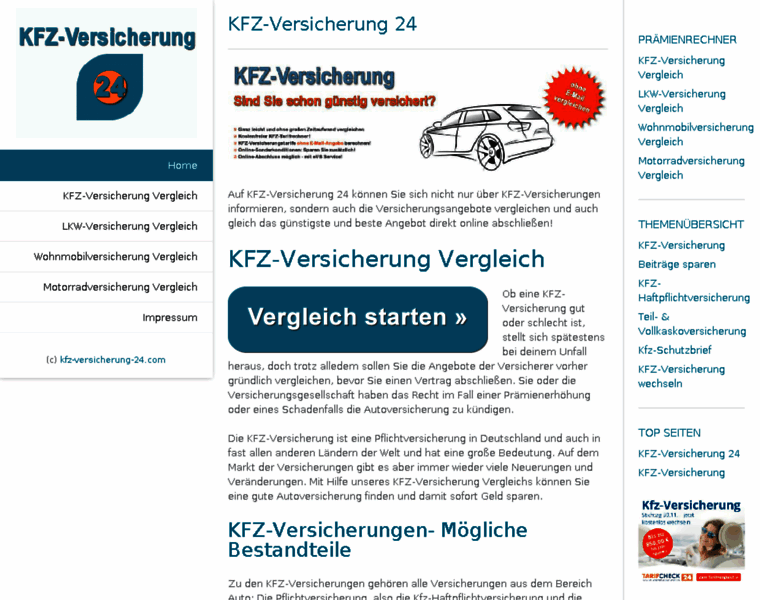 Kfz-haftpflichtversicherung24.de thumbnail