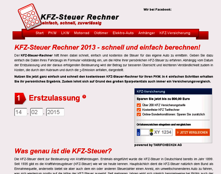 Kfz-steuer-rechner.com thumbnail