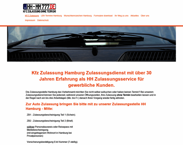 Kfz-zulassungsdienst-service-hamburg.de thumbnail