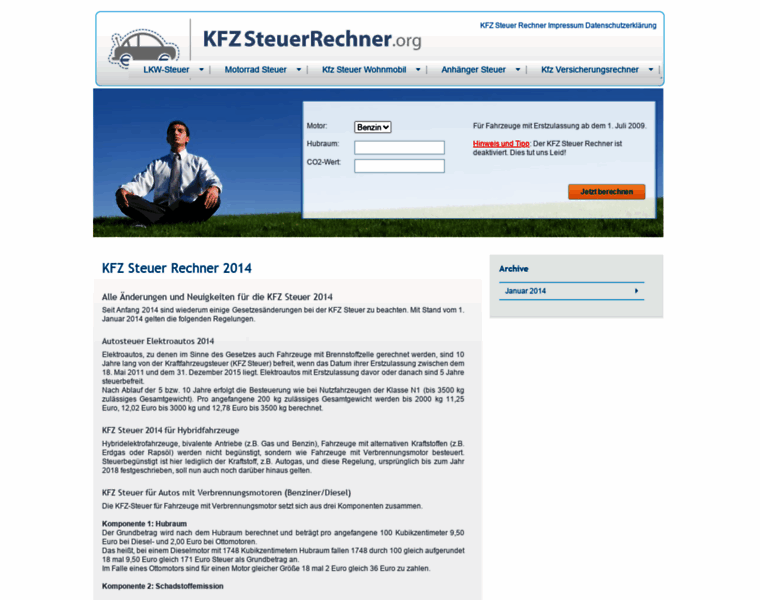 Kfzsteuerrechner.org thumbnail