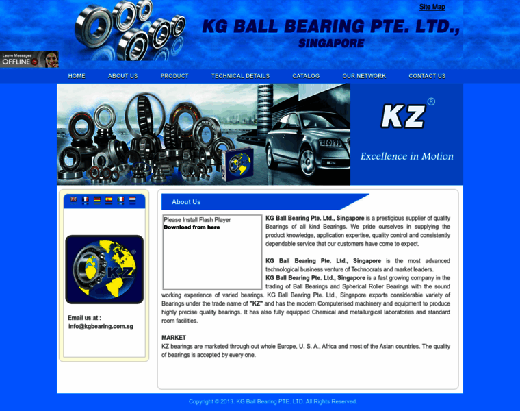 Kgbearing.com.sg thumbnail