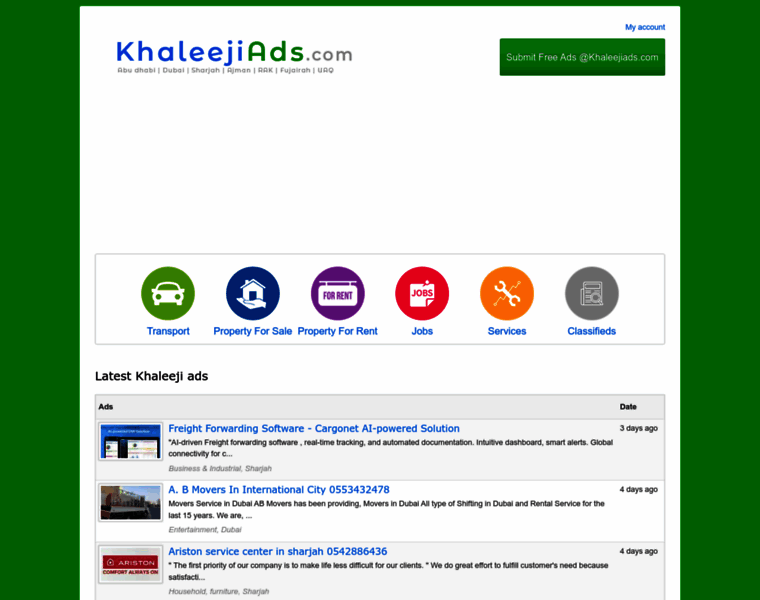 Khaleejiads.com thumbnail