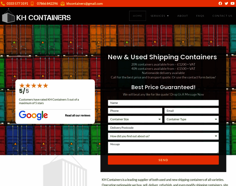 Khcontainers.co.uk thumbnail