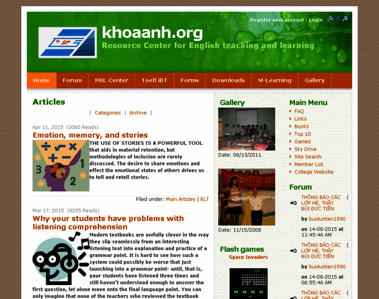 Khoaanh.org thumbnail