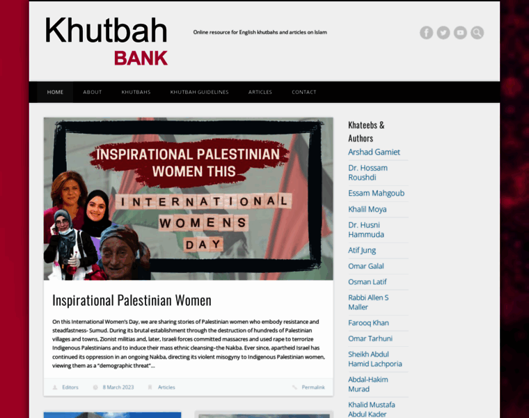 Khutbahbank.org.uk thumbnail