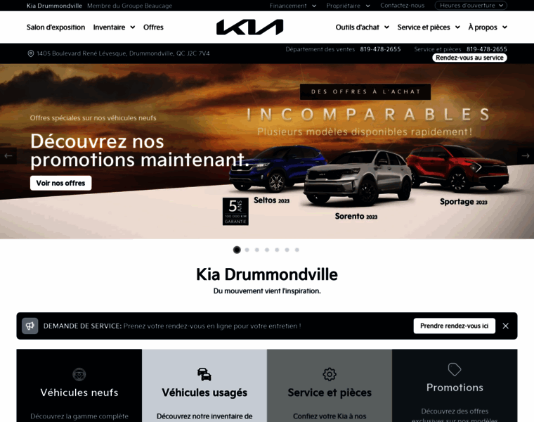 Kiadrummondville.com thumbnail