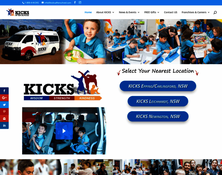 Kicksafterschool.com thumbnail