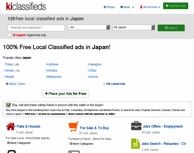 Kiclassifieds.jp thumbnail Kiclassifieds.jp thumbnail