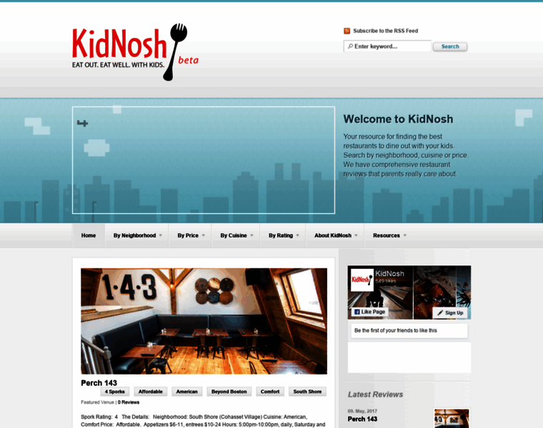 Kid-nosh.com thumbnail