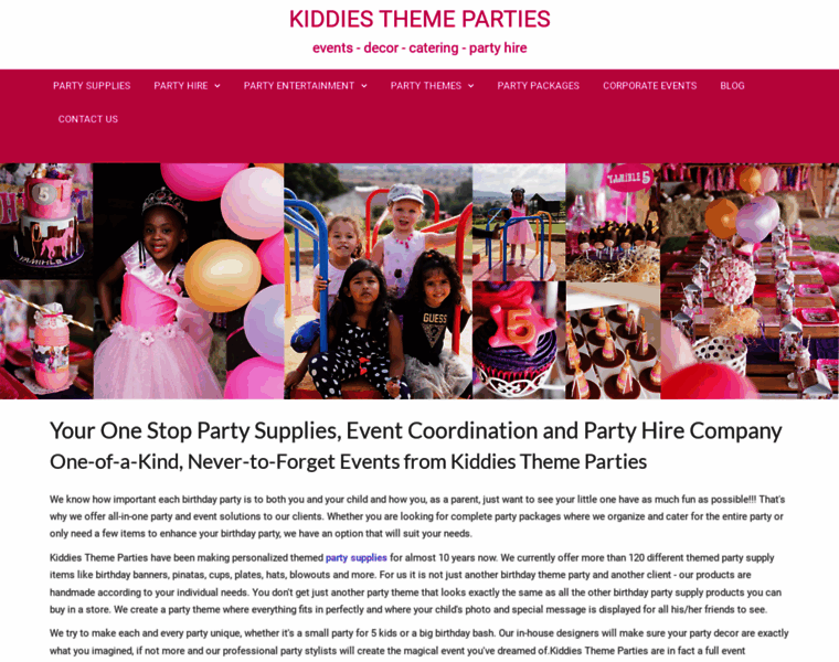 Kiddiesthemeparties.co.za thumbnail