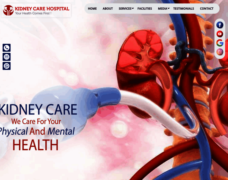 Kidneycarehospitals.com thumbnail