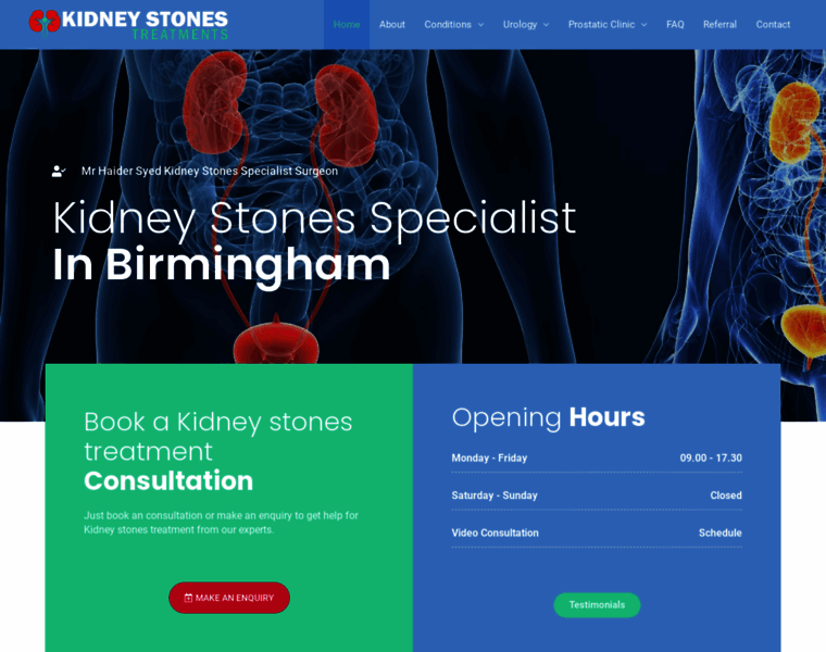 Kidneystonestreatments.co.uk thumbnail