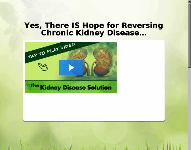 Kidneystreatment.com thumbnail