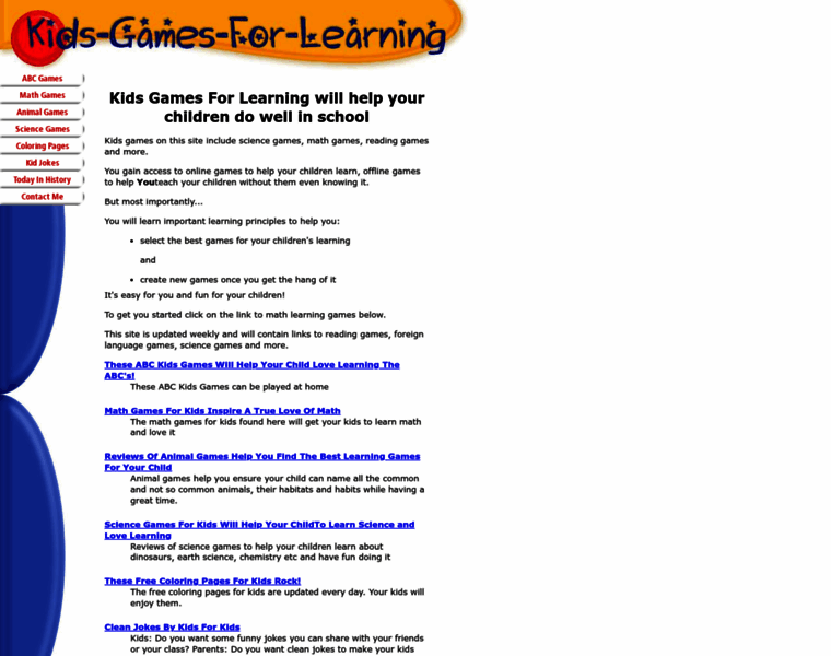 Kids-games-for-learning.com thumbnail
