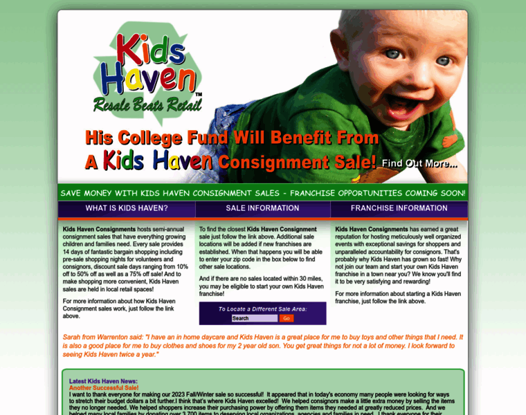 Kids-haven.com thumbnail
