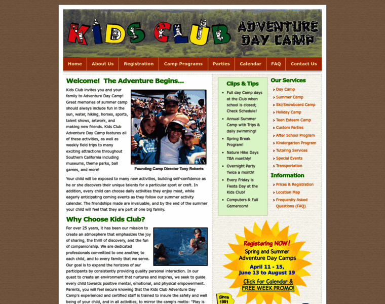 Kidsclubdaycamp.com thumbnail