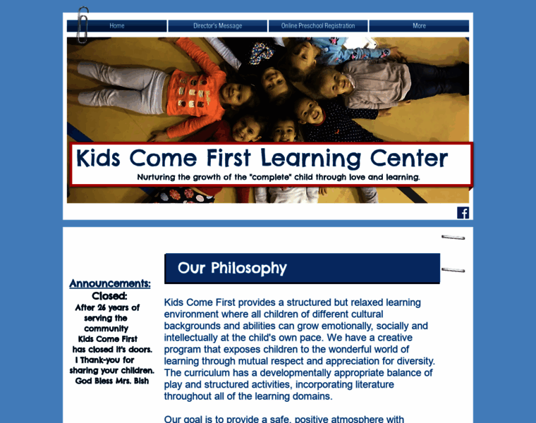 Kidscomefirstlearning.com thumbnail