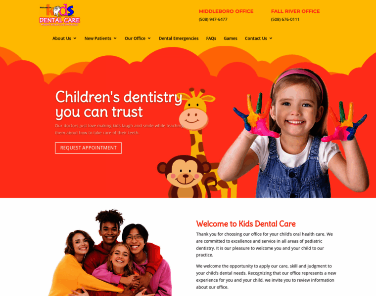 Kidsdentalcare.com thumbnail
