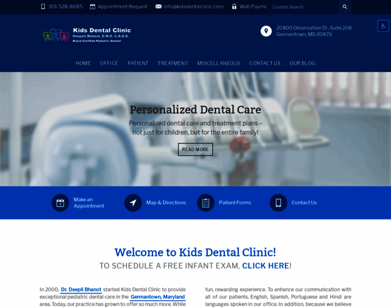 Kidsdentalclinic.com thumbnail
