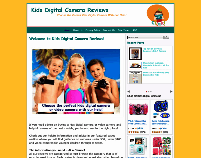 Kidsdigitalcamerareviews.org thumbnail