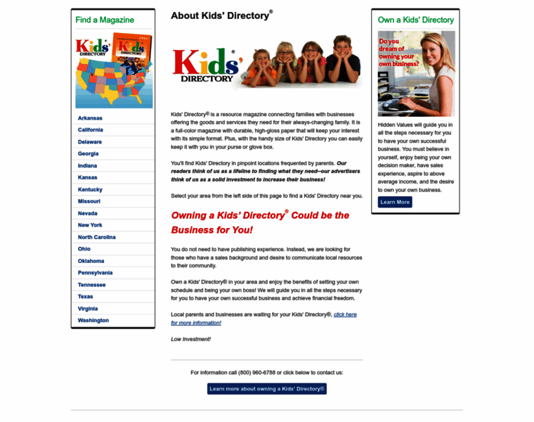 Kidsdirectory.com thumbnail