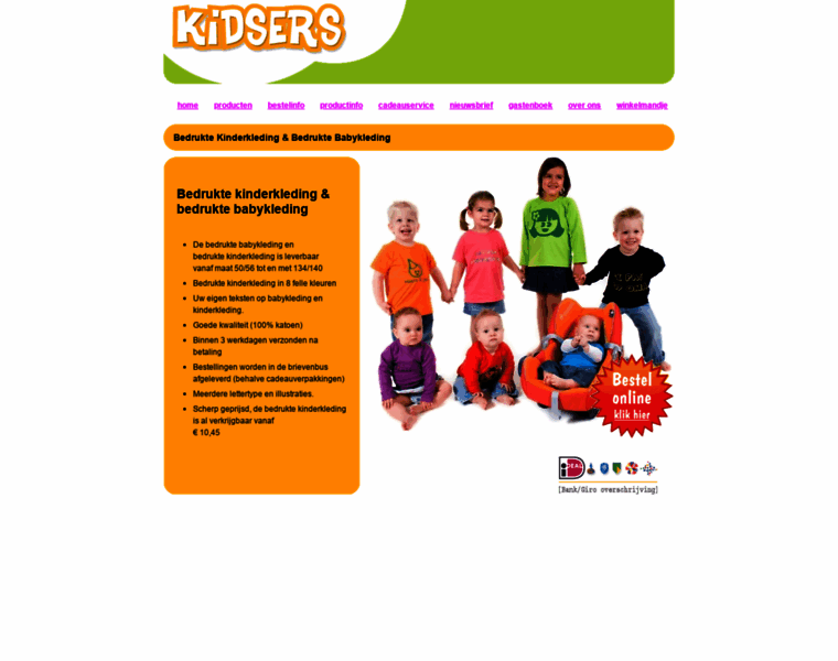 Kidsers-kinderkleding.nl thumbnail