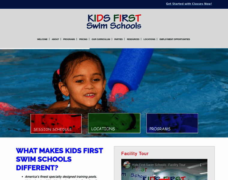 Kidsfirstswimschools.com thumbnail