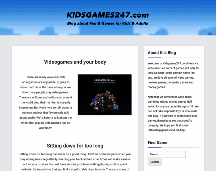 Kidsgames247.com thumbnail