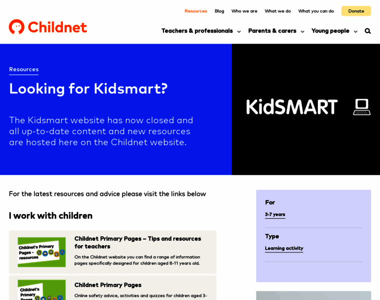 Kidsmart.org.uk thumbnail