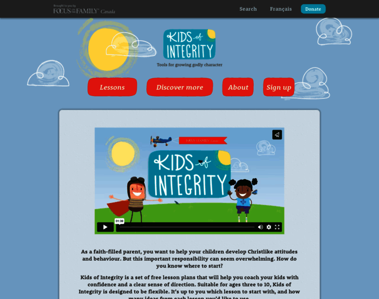 Kidsofintegrity.com thumbnail