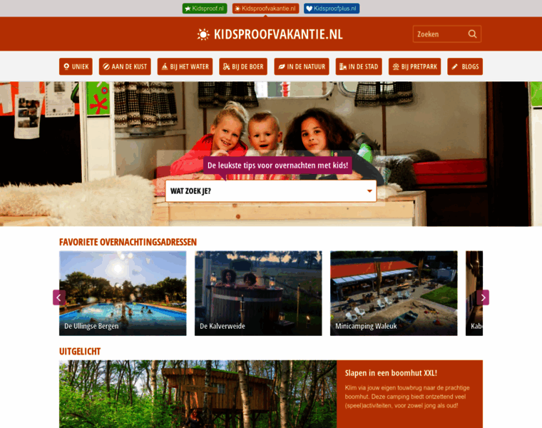 Kidsproofvakantie.nl thumbnail