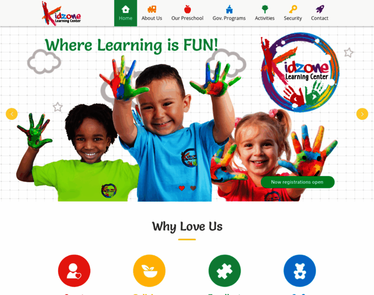 Kidzone-learningcenter.com thumbnail