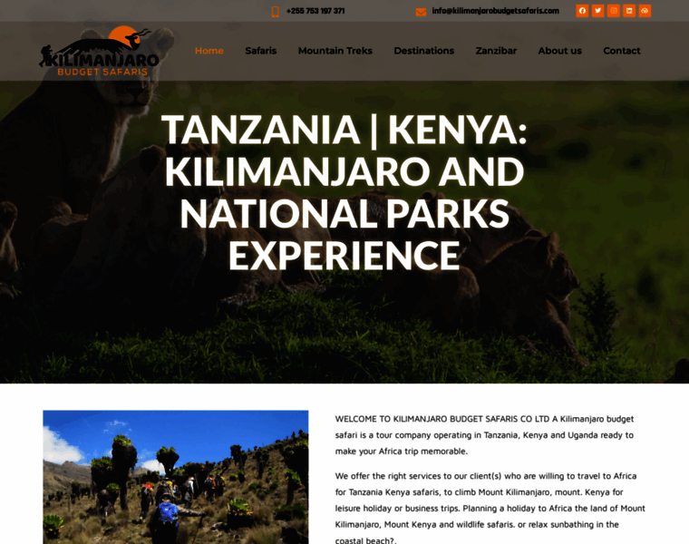 Kilimanjarobudgetsafaris.com thumbnail Kilimanjarobudgetsafaris.com thumbnail