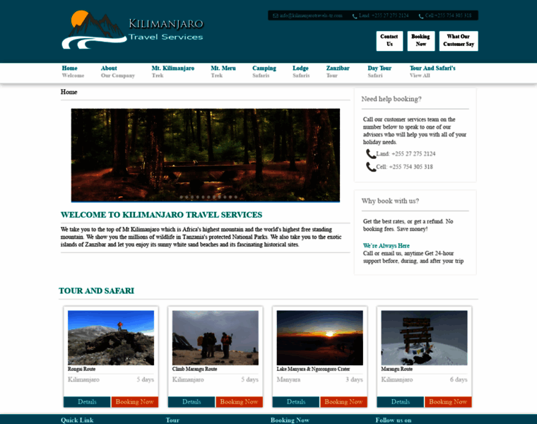 Kilimanjarotravels-tz.com thumbnail