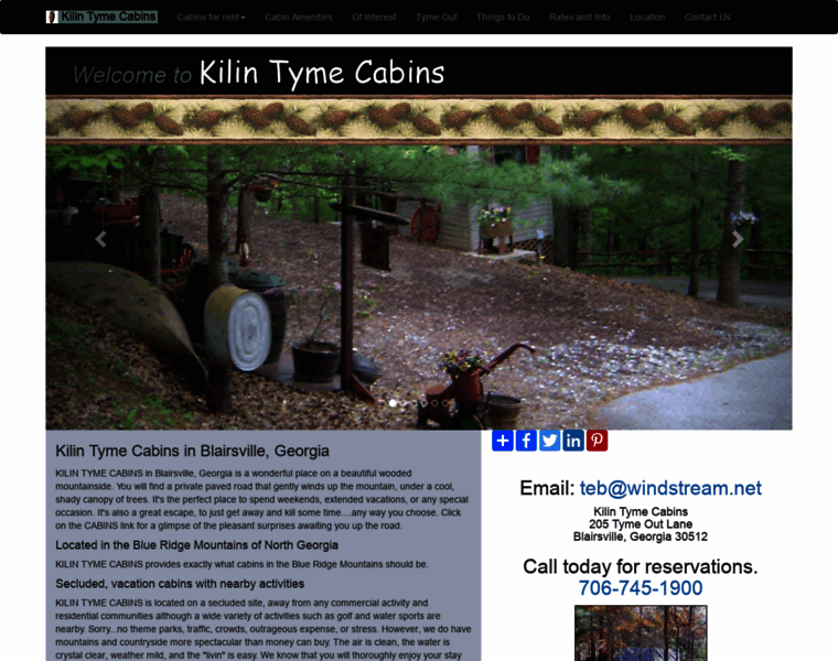 Kilin-tyme-cabins.com thumbnail