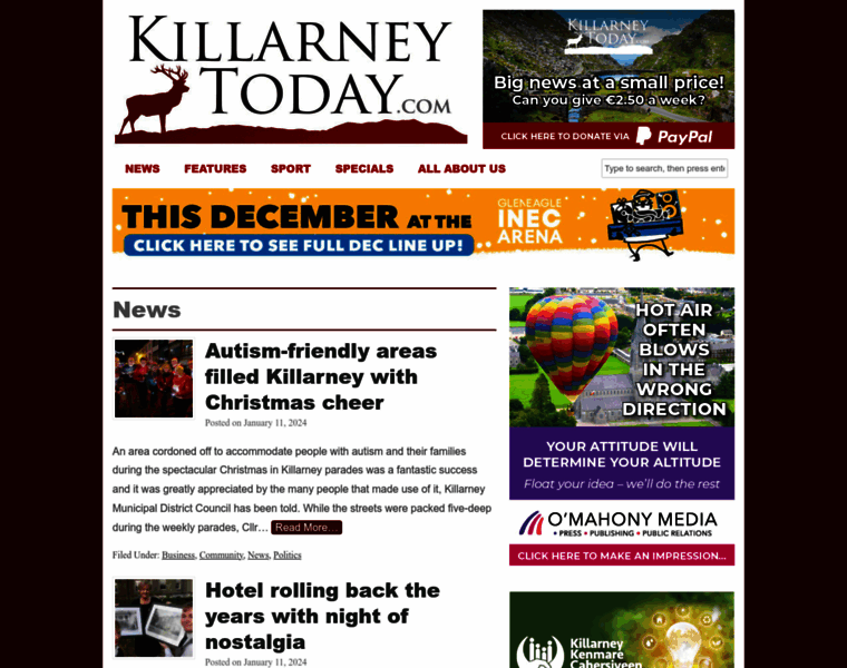 Killarneytoday.com thumbnail