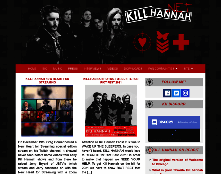 Killhannah.net thumbnail