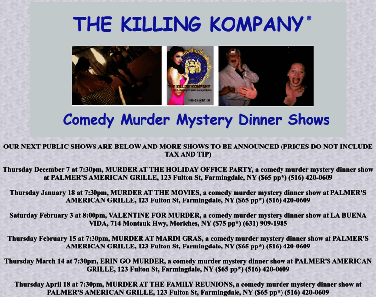 Killingkompany.com thumbnail
