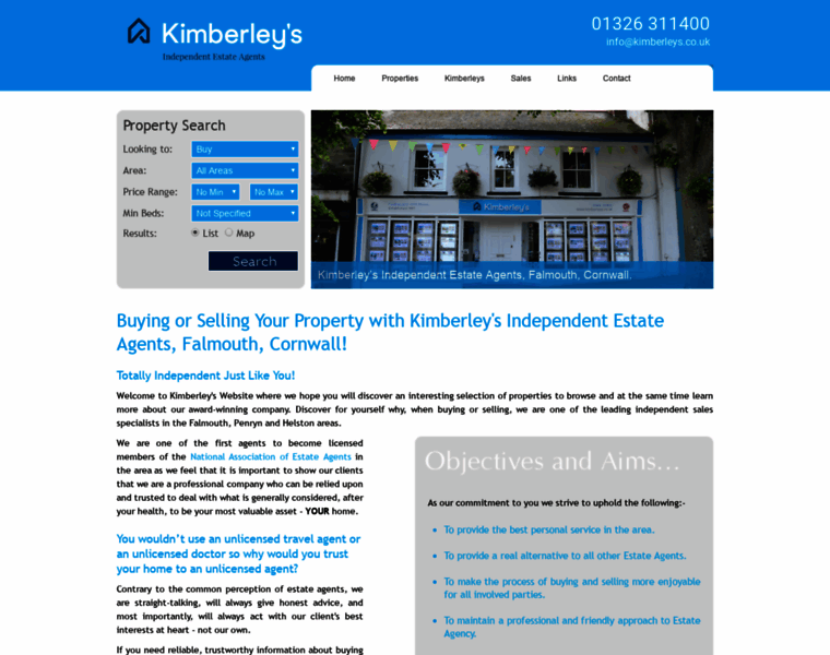 Kimberleys.co.uk thumbnail