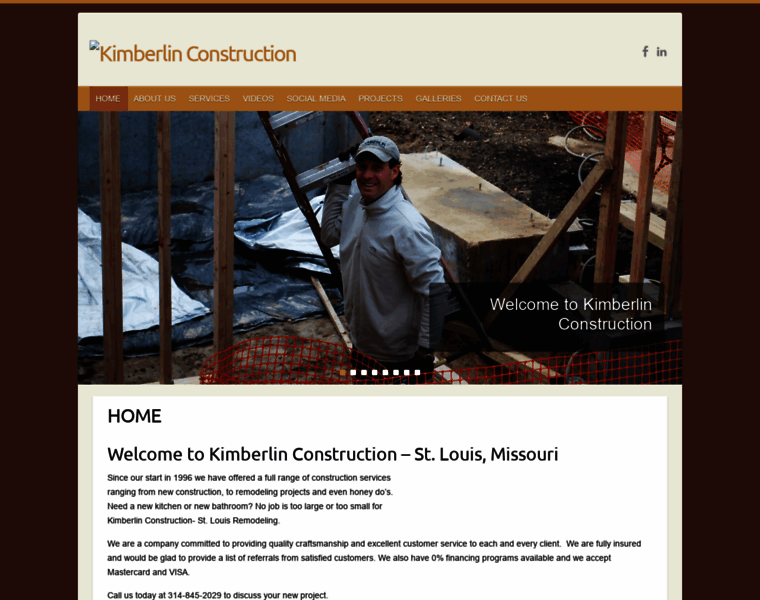 Kimberlinconstruction.com thumbnail