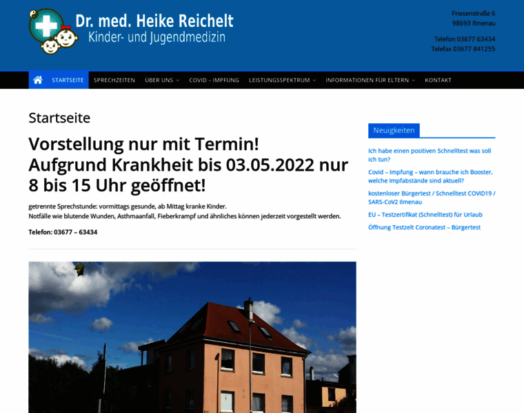 Kinderarzt-ilmenau.de thumbnail