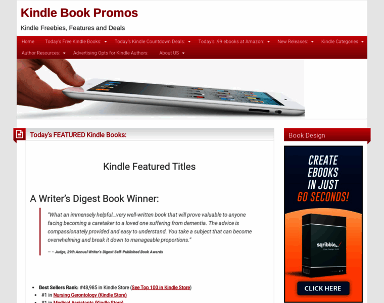 Kindlebookpromos.luckycinda.com thumbnail