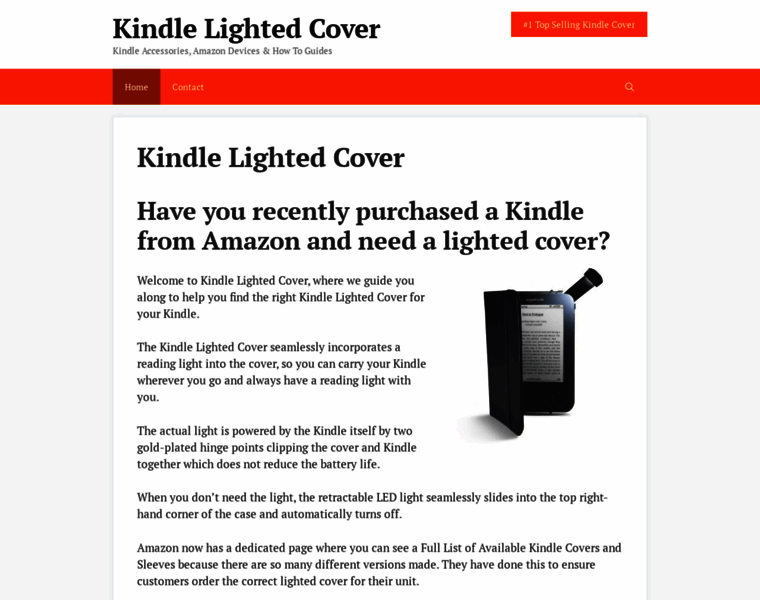 Kindlelightedcover.com thumbnail