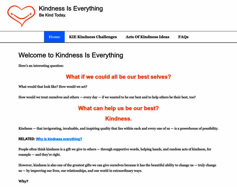 Kindnessiseverything.com thumbnail