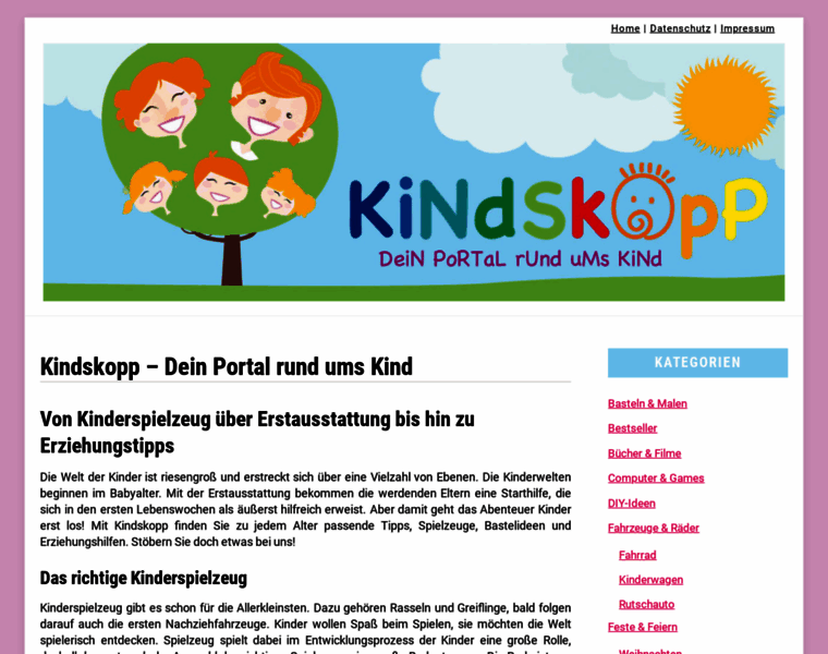 Kindskopp.com thumbnail