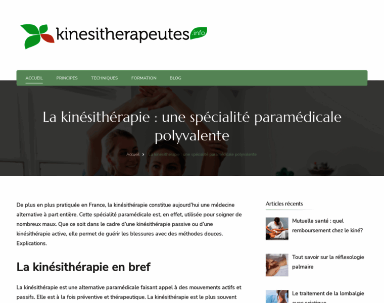 Kinesitherapeutes.info thumbnail